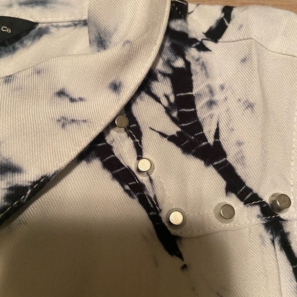 Nwt Rock and republic tie-dye button-down size large with pockets p1 - Picture 8 of 10